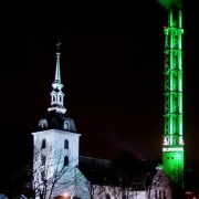 Die Marienkirche bei Nacht